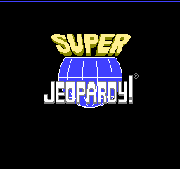 Super Jeopardy! (USA) Title Screen